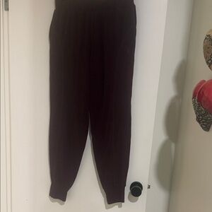 Sweaty Betty Aubergine Velour Jogger Pants